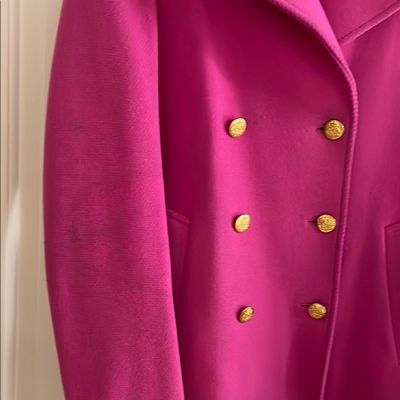 J. Crew Pink Double-Breasted Coat - Picture 4 of 7